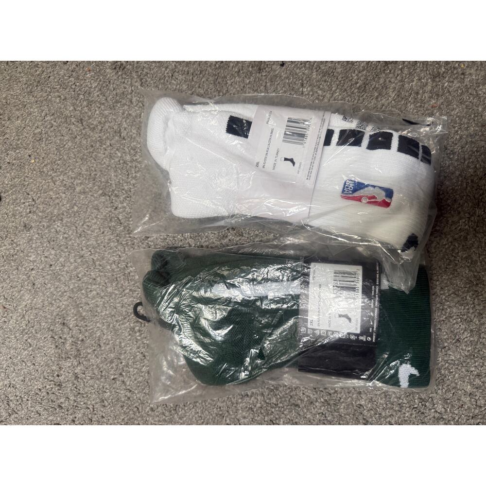 Nike NBA mid calf basketball socks size 2Xl (bundle of 2) - NEW - Picture 2 of 2